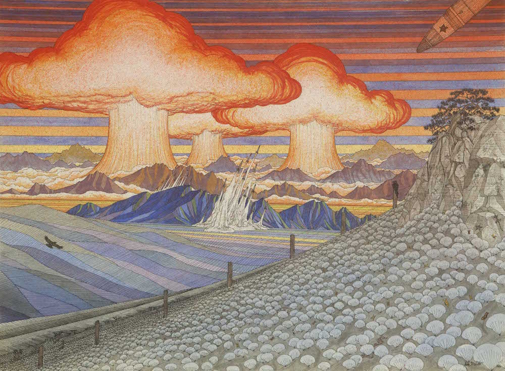 "The End", 1983. Collection of the Nevada Museum of Art, Gift of William and Janet Abernathy